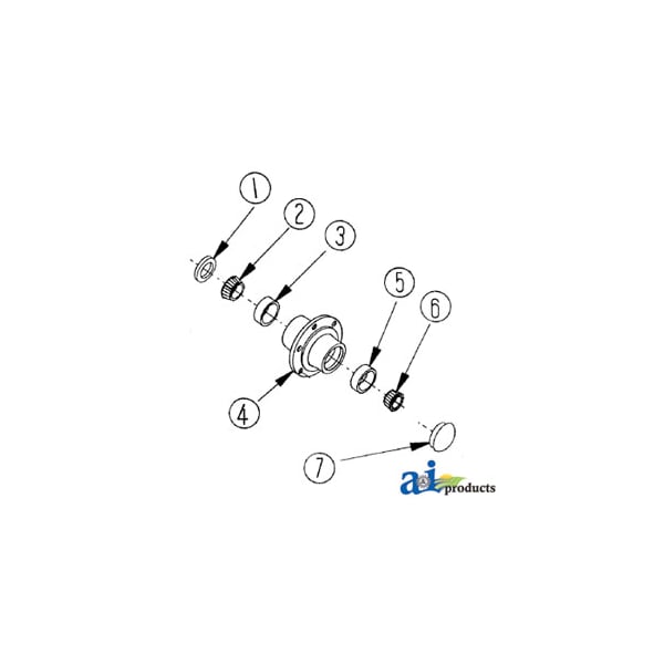 CTD hub Brg. Cone (inner  - 1.795 I.D.) 2.5" x2.5" x1"